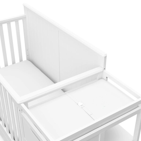 Graco Hadley 5-en-1 Lit Convertible pour Bébé avec Commode et Tiroir de Rangement – Image 5